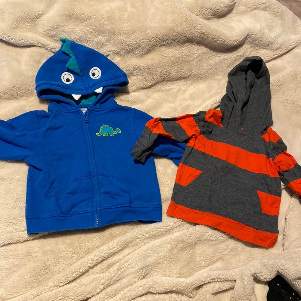 2 toddler hoodies for a steal